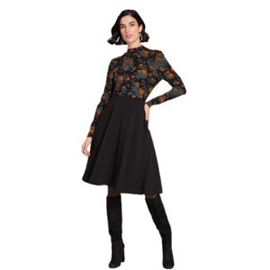 ModCloth Just This Sway A-Line Skirt